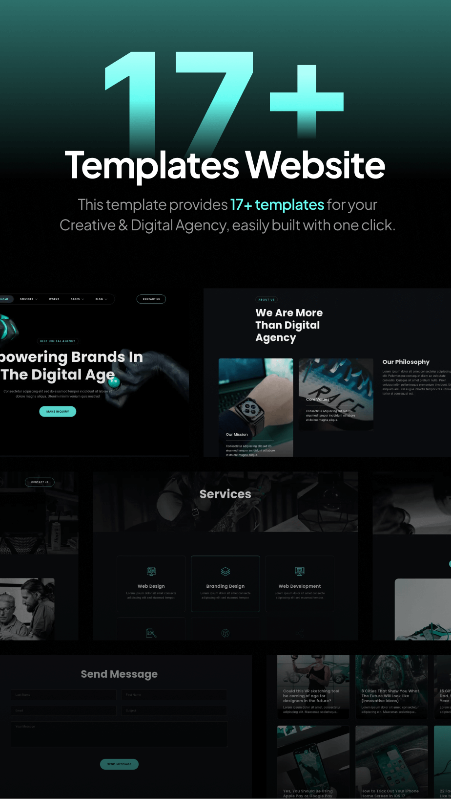 Pirus – Dark Digital Agency FSE WordPress Theme – 4
