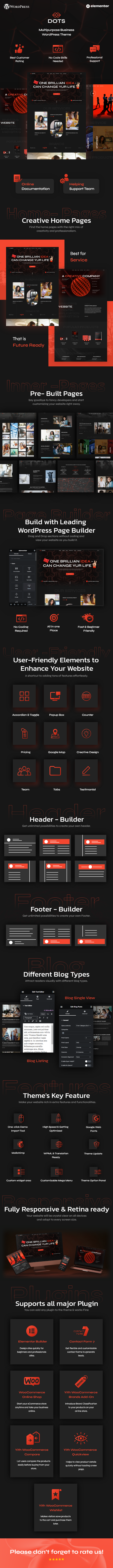 Dots – WordPress-Theme für Kreativagenturen – 1