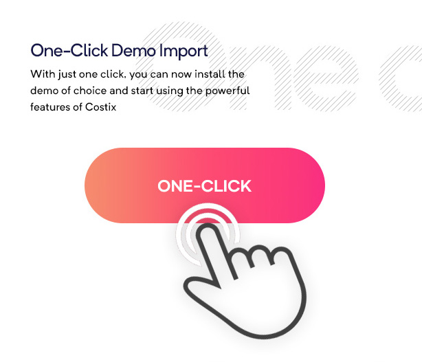 Mehrzweck-WordPress-Theme mit 1 Klick importieren