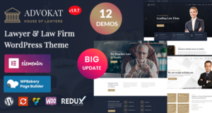 Advokat – Anwalt und Anwaltskanzlei WordPress Vorlage