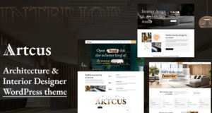 Artcus – WordPress-Layout für Innenarchitekt und Architektur