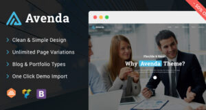 Avenda – Mehrzweck-Business-WordPress-Layout