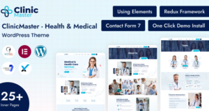 ClinicMaster – WordPress-Layout für Gesundheit und Medizin