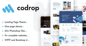 Codrop – App-Landingpage-Template