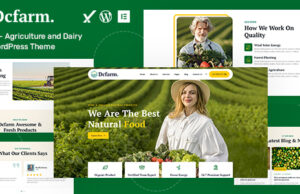 Dcfarm – WordPress-Layout für Landwirtschaft und Milchviehbetriebe