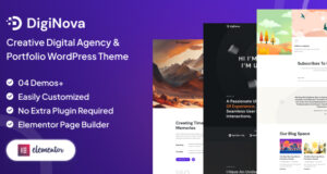 Diginova – WordPress-Vorlage für kreative Digitalagentur und Portfolio