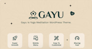 Gayu – WordPress-Template für Yoga-Studio und Meditation