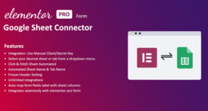 Google Sheet Connector für Elementor-Formulare