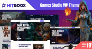 Hitboox – Games Studio WordPress-Vorlage