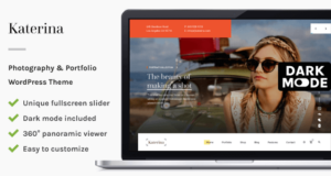Katerina – WordPress-Template für Fotografie und Portfolio