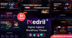 Nedril – WordPress-Layout für Kreativagentur und Portfolio