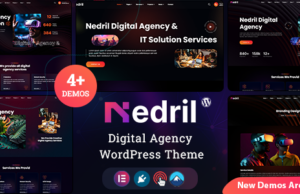 Nedril – WordPress-Layout für Kreativagentur und Portfolio