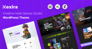 Nexira – Creative Indie Games Studio WordPress-Template