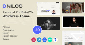 Nilos – Persönliches Portfolio-WordPress-Vorlage