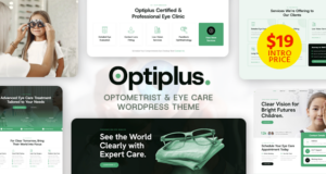 Optiplus – WordPress-Template für Optiker und Augenpflege