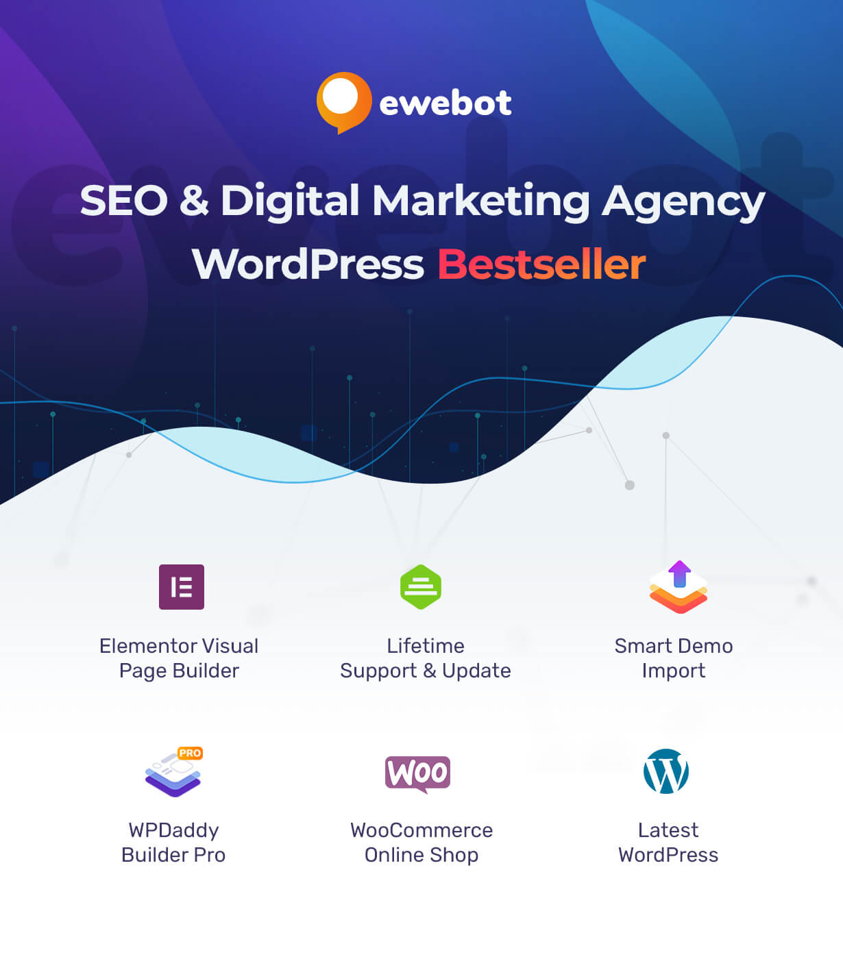 Ewebot – WordPress-Theme für Marketing und SEO für digitale Agenturen – 5
