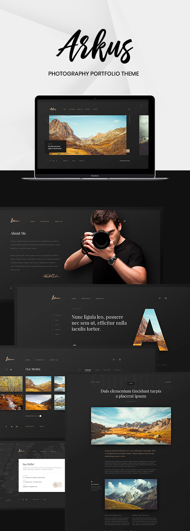 Arkus - Photography Portfolio Thema - 1