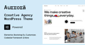 Aurrora – Kreativagentur WordPress -Thema