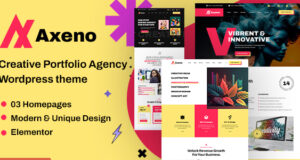 Axeno – Creative Portfolio Agentur WordPress -Thema