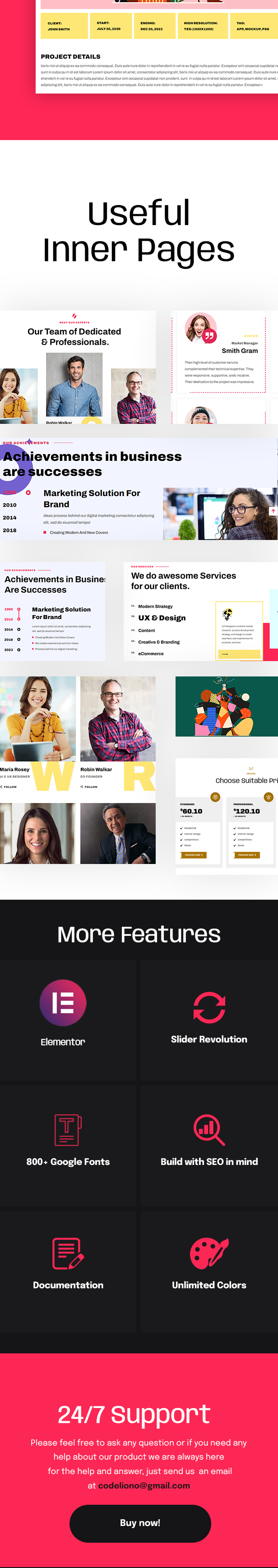 Axeno - Creative Portfolio Agentur WordPress Theme - 5