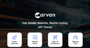 Carvan – Autovermietung & Auflistung WordPress -Thema