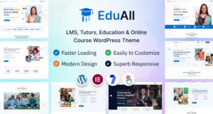 Eduall - Bildung LMS -Tutoren & Online -Kurs WordPress -Thema