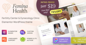 Femina Health – Frauengesundheit und Fruchtbarkeitsklinik Medizinisches WordPress -Thema