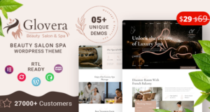 Glovera – Schönheitssalon Spa WordPress Thema