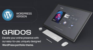 Gridos – Kreatives persönliches Portfolio WordPress -Thema