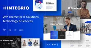 Integrio – IT -Lösungen und Dienstleistungen Unternehmen WordPress Template