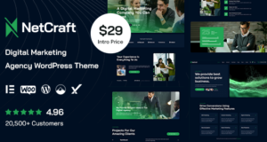 NETCRAFT – WordPress -Thema Digital Marketing Agentur