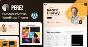 Perez – persönliches Portfolio WordPress -Thema