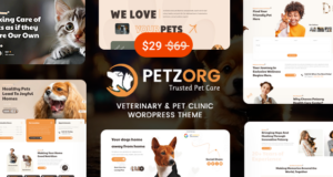 Petzorg – Veterinär- und Pet Care Clinic WordPress -Thema