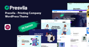Presvila – Druckfirma WordPress Vorlage