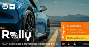 Rallye - Autoservice & Motorrad WordPress -Thema