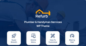 Renovierung – Klempner, Handwerker WordPress -Thema