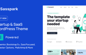 SASSPARK – Startup WordPress -Thema