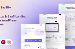 SaaSify – Start- und SaaS -Landungspage WordPress -Thema
