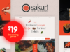 Sakuri - Asian Restaurant WordPress Thema