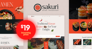 Sakuri - Asian Restaurant WordPress Thema