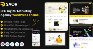 Saor – SEO Digital Marketing Agentur WordPress -Thema