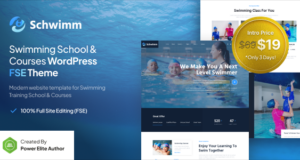Schwimm - Schwimmschule & Kurs FSE WordPress Thema