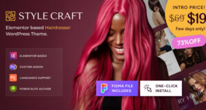 Style Craft – Friseur & Friseursalon WordPress Thema