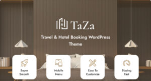 Taza – Reise- und Hotelbuchung WordPress -Thema