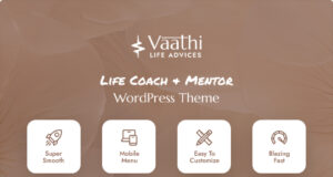 Vaathi – Business, Life Coach WordPress Thema