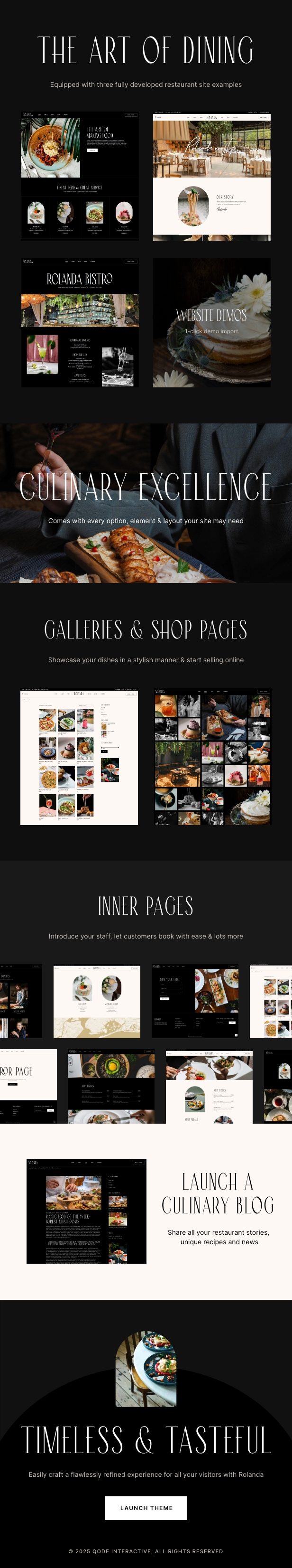 Rolanda - Restaurant WordPress Theme - 1