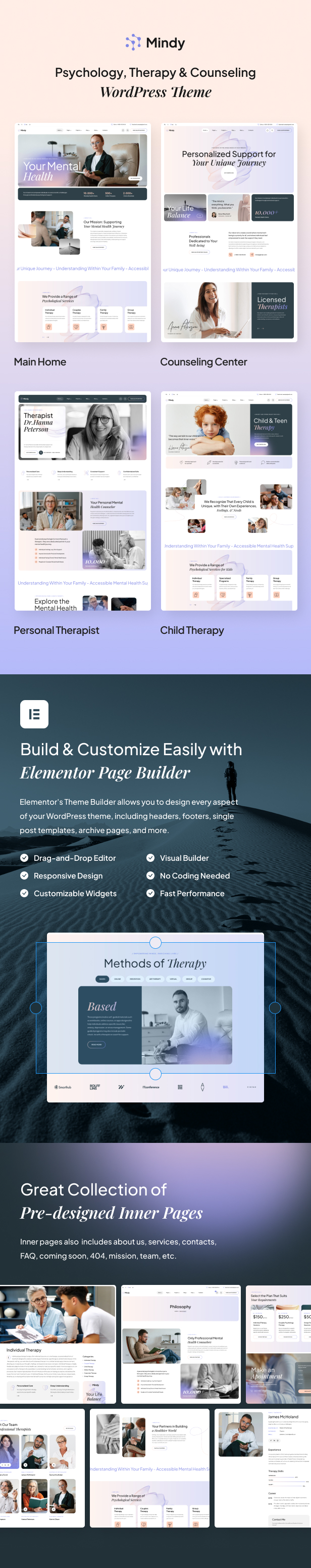 Mindy - Therapie & Beratung WordPress -Thema - 1