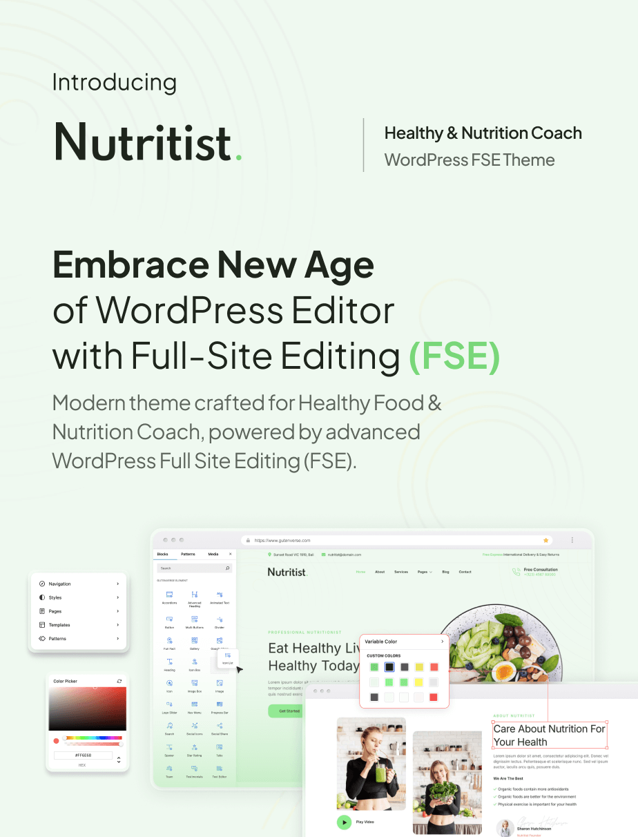 Ernährungswissenschaftler - Gesunde Lebensmittel- und Ernährungscoach FSE WordPress Thema - 4