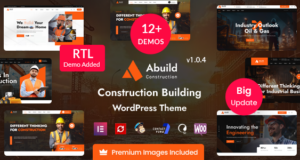 Abuild – Construction WordPress Template
