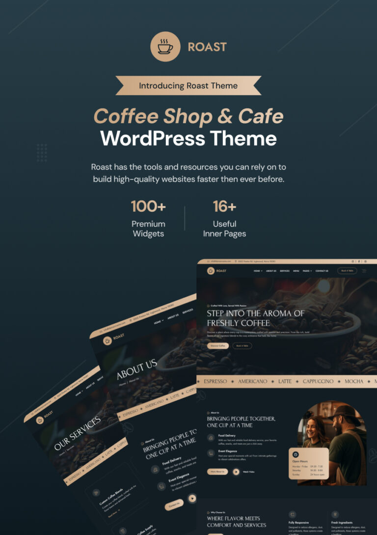 Braten – Coffeeshop & Cafe WordPress Thema